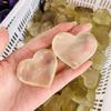 VELUNE Natural Citrine Heart Healing Stone, Hand-Polished Carved Crystal Love Palm Stone, 5565 mm, 1 Piece view 3