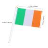 Hand Signal Flag 8 with Pole, 12-Piece Set, 14 x 21 cm, Dacron view 2