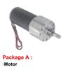 37GB31Y 12V/24V DC Permanent-Magnet Gear Motor, Adjustable Speed, Reversible, High Torque view 2