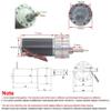 37GB31Y 12V/24V DC Permanent-Magnet Gear Motor, Adjustable Speed, Reversible, High Torque view 4