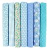 7-Piece 10 x 10-Inch 100% Cotton Patchwork Fabric Squares view 1