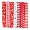 7-Piece 10 x 10-Inch 100% Cotton Patchwork Fabric Squares view 2