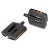 Ergotec 831 Bicycle Pedals, City/Trekking, Non-Slip Sandpaper Surface, Reflectors, Black, 356 g/Pair view 1