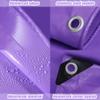 TMGJShd Heavy-Duty Waterproof Tarp, 100% Waterproof, Reinforced Eyelets and Edges, 3 × 9.5 m, 500 g view 2