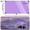 TMGJShd Heavy-Duty Waterproof Tarp, 100% Waterproof, Reinforced Eyelets and Edges, 3 × 9.5 m, 500 g view 4
