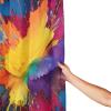 EKYOSHCZ Eucalyptus Leaf Watercolor Shower Curtain, 72 x 72 in view 4