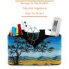 VAPOKF Tree Field Mountain Painting Desk Organizer with 4 Compartments view 2
