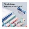 Mesh Zipper Pouches, 10-Pack, A4 Size, Blue view 4