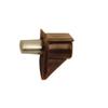 10 Brown Shelf Supports, Insert-Type, 5 mm view 1