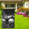 Black and White Golf Flag, 32.5 x 45.7 cm, Outdoor Garden Decoration Flag view 3