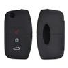 IPUDIS Silicone 3-Button Flip Key Fob Cover for Ford Fiesta, Focus 2, EcoSport and Kuga view 3