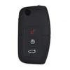 IPUDIS Silicone 3-Button Flip Key Fob Cover for Ford Fiesta, Focus 2, EcoSport and Kuga view 4