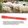 Mumusuki 10-Pack Goat Collars, Sheep Identification Bands, PU, Lightweight, 36 cm, Red view 3