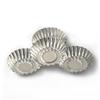 Ciieeo 20-Piece Silver Tinplate Egg Tart Mold Set view 3
