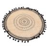 MAGICLULU Black Decorative Fabric Placemat, Heat-Insulating and Heat-Resistant, 40 cm view 1
