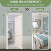 Full-Frame Magnetic Insect Screen Door for Balcony Doors, White, 215 x 210 cm view 2