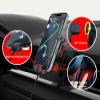 LECREA Car Phone Holder for 2022 BMW MINI, 360° Rotating, Gray view 4
