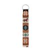 SEANATIVE Hand and Wrist Key Lanyard Holder, USB/Phone Strap, African Horse Geometric, One Size view 1