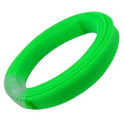 2/10 m Insulated, Expandable Braided Sleeve, 4/6/8/10/12/14/18/20/25 mm, Tight PET Wire Gland, High-Density Protection, Cable Sleeve, Green, 3 mm, 10 m