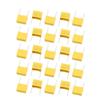 25-Pack X2-334 Safety Polyester Film Capacitors, 310 VAC, 0.33 µF, Yellow view 1