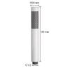 Handheld Shower Head, Black, Stainless Steel, Water-Saving, High-Pressure, Multiple Colors, Brushed Steel, 2-Pack view 3