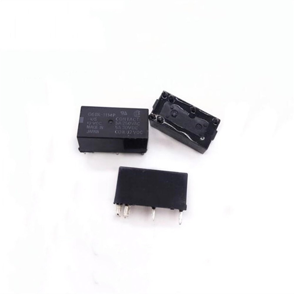 G6BK-1114P-US-5VDC 5V DC Reed Relay, 5A, 250VAC, 6-Pin (5 PCS)