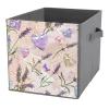 FWJZDSP Summer Lavender Vintage Storage Cube view 1