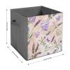 FWJZDSP Summer Lavender Vintage Storage Cube view 2