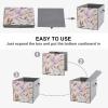 FWJZDSP Summer Lavender Vintage Storage Cube view 4