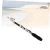 BESPORTBLE 2-Piece Mini Telescopic Fishing Rod and Reel, Lightweight, Black, for Outdoor Travel and Sea Fishing view 4