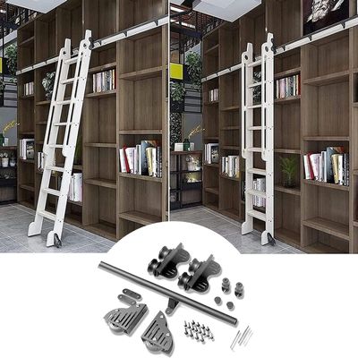 Sliding Ladder Hardware Kit, Carbon Steel Rails Only