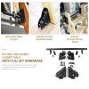 Sliding Ladder Hardware Kit, Carbon Steel Rails Only view 4