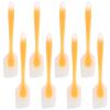 8-Piece Silicone Spatula Set, Flexible Nonstick Kitchen Scrapers, Yellow view 1