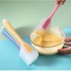 8-Piece Silicone Spatula Set, Flexible Nonstick Kitchen Scrapers, Yellow view 2