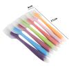 8-Piece Silicone Spatula Set, Flexible Nonstick Kitchen Scrapers, Yellow view 3