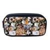 SJOAOAA Gray Pit Bull Pattern Pencil Case view 1