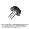 sourcing map Adjustable Furniture Levelers, M8 x 15 mm, Black, 12-Pack view 4