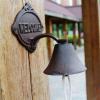 Wall-Mounted Doorbell, Hand Bell, Vintage Manual Doorbell view 3
