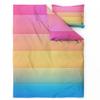 ECOTOS Ombre Rainbow Bedding Set, Reversible Microfiber Duvet Cover 135 x 200 cm + Pillowcase 80 x 80 cm view 3