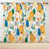 ANHOPE Tropical Jungle Lion Blackout Curtains with Eyelets, 2-Piece Set, 84.3 x 55.1 in view 3