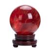 VELUNE Red Crystal Ball, Natural Red Gemstone, 70–75 mm view 1