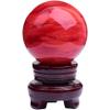 VELUNE Red Crystal Ball, Natural Red Gemstone, 70–75 mm view 2