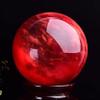 VELUNE Red Crystal Ball, Natural Red Gemstone, 70–75 mm view 4