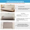 GKXLH Soft Flannel Non-Slip Sofa Cover for 2-, 3-, or 4-Seater Sofas (Light Coffee) view 3