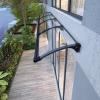 Modern Transparent Polycarbonate Door Canopy, 90 x 170 cm view 2