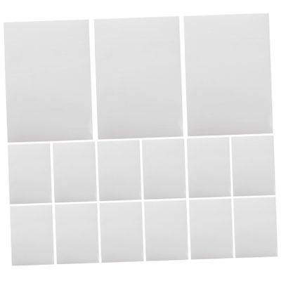 SHINEOFI 100 White Matte Self-Adhesive Paper Label Sheets