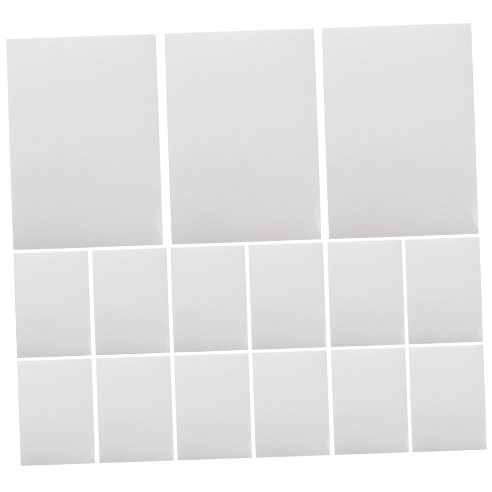 SHINEOFI 100 White Matte Self-Adhesive Paper Label Sheets