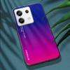 SEAHAI Case for Xiaomi Redmi Note 14S 4G/Redmi Note 13 Pro 4G/POCO M6 Pro, Ultra-Thin Tempered Glass Back, Silicone TPU Frame, Gradient Purple view 3
