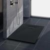 VBChome Shower Tray 100 x 80 x 2.5 cm, Black Stone Texture, Extra-Flat, SMC Composite view 4