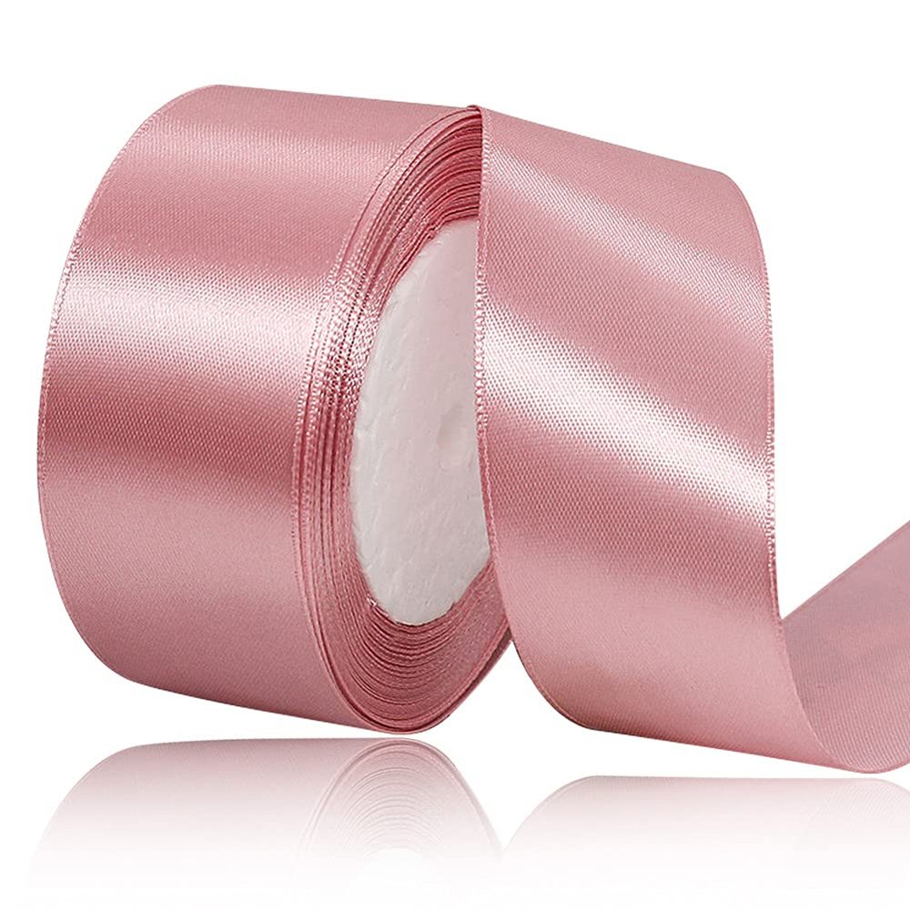 Rosgold 40 mm Satin Ribbon, 22 m, for Gift Wrapping, DIY Crafts, Sewing, Bows, Birthdays & Weddings